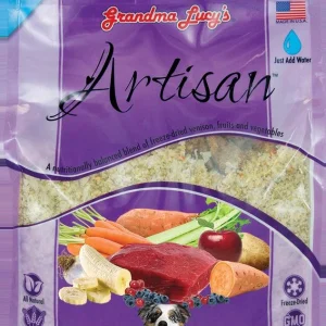 Grandma Lucy's Artisan Grain-Free Venison Freeze-Dried Dog Food - 3 lb Bag