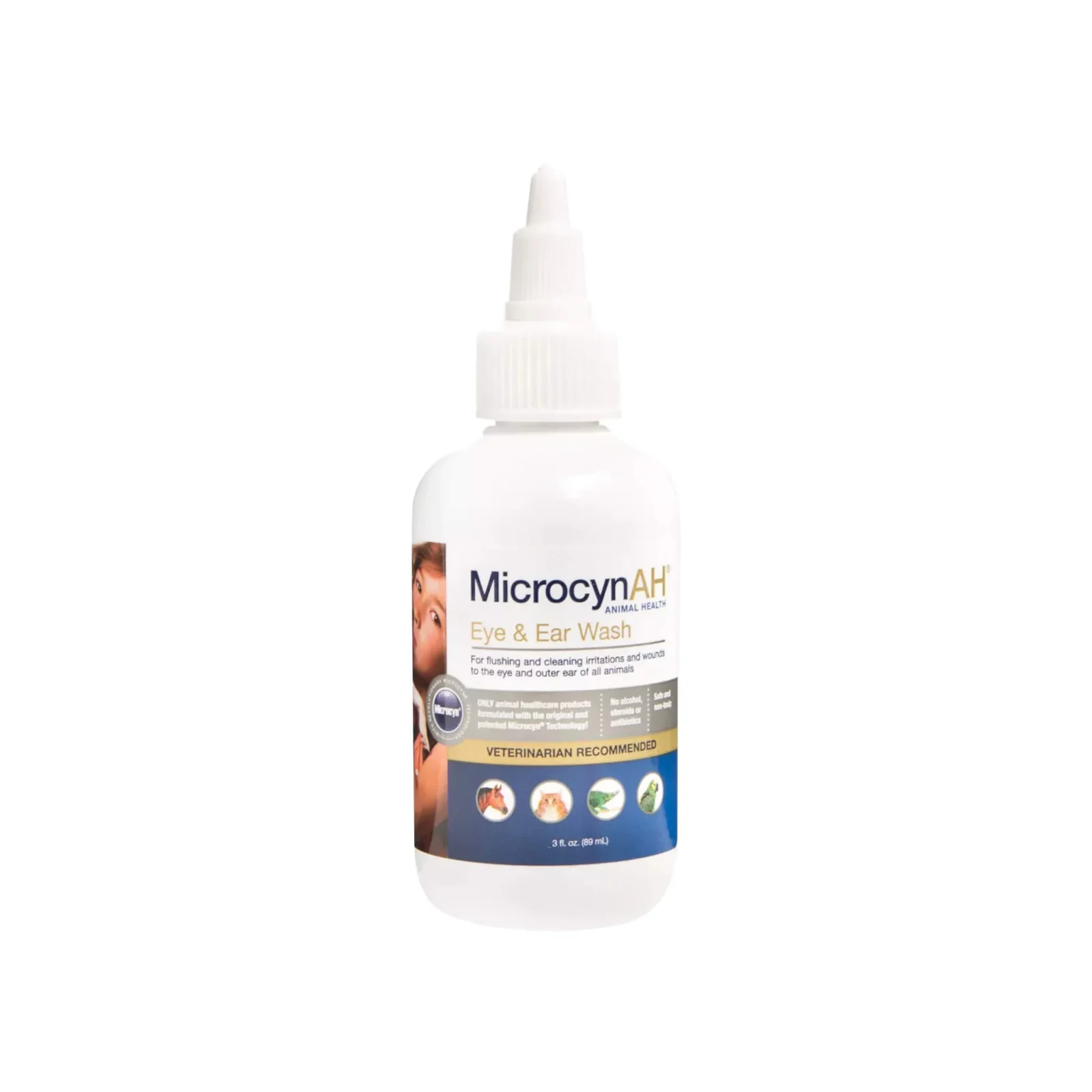 MicrocynAH Ear & Eye Wash for Dogs & Cats