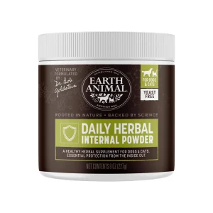 Earth Animal Nature's Protection Daily Herbal Internal Powder for Dogs & Cats