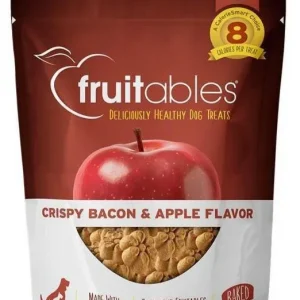 Fruitables Crispy Bacon & Apple Crunchy Dog Treats - 12 oz Pouch