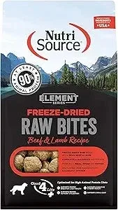 Nutrisource Element Series Raw Bites Beef and Lamb Freeze-Dried Raw Dog Food