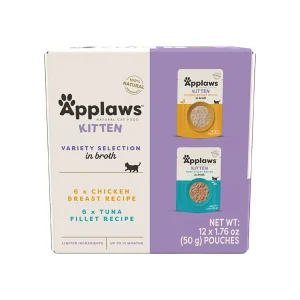 Applaws Grain Inclusive Shredded in Broth Wet Kitten Food Pouches