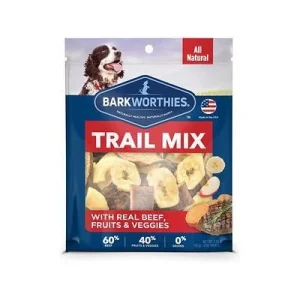 Barkworthies On-The-Go Trail Mix Beef Dog Treats - 3 oz Bag