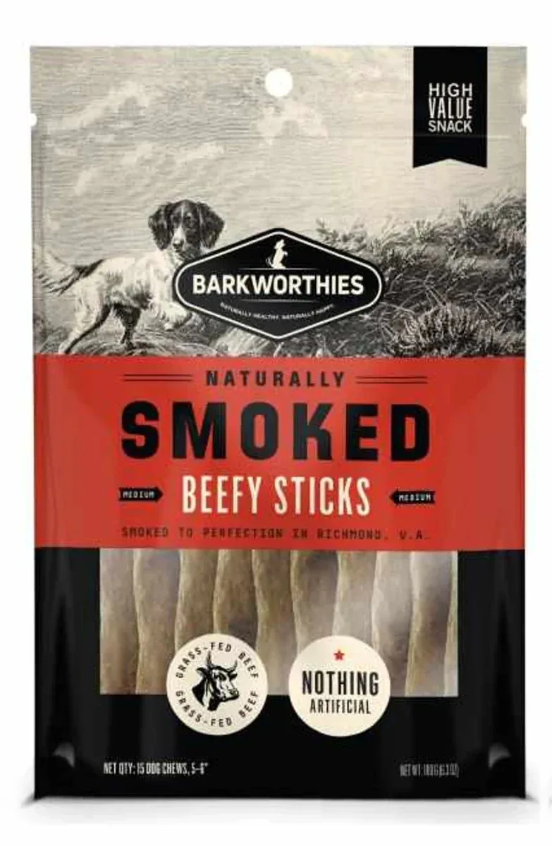 Barkworthies Smoked Beef Stick 15 ct