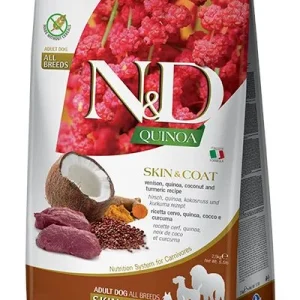 Farmina Quinoa Skin & Coat Venison Mini Dry Dog Food - 5.5 lb Bag