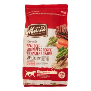 Merrick Classic Canine Beef + Brown Rice with Healthy Ancient Grains Dry Dog Food - 12 lb Bag
