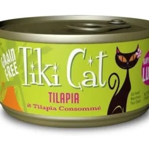 Tiki Cat Kapi Olani Lua Canned Cat Food - Tilapia - Case of 12