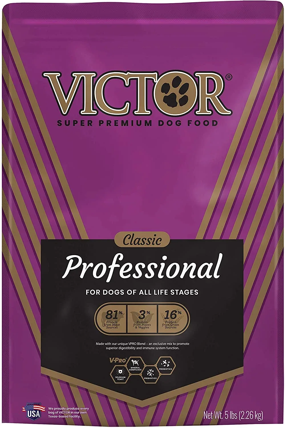 Victor Professional Formula Dry Dog Food - 5 lb Bag