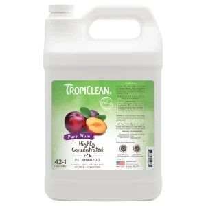 TropiClean Pure Plum 42:1 High Concentrate Shampoo Gallon
