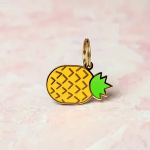 Pineapple Pet ID Tag