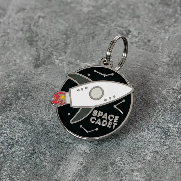 Space Cadet Pet ID Tag