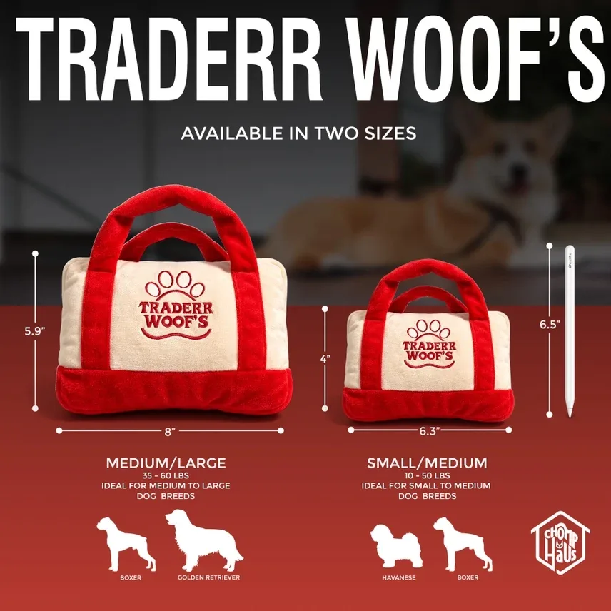 Traderr Woof’s Tote Bag Toy - Image 2