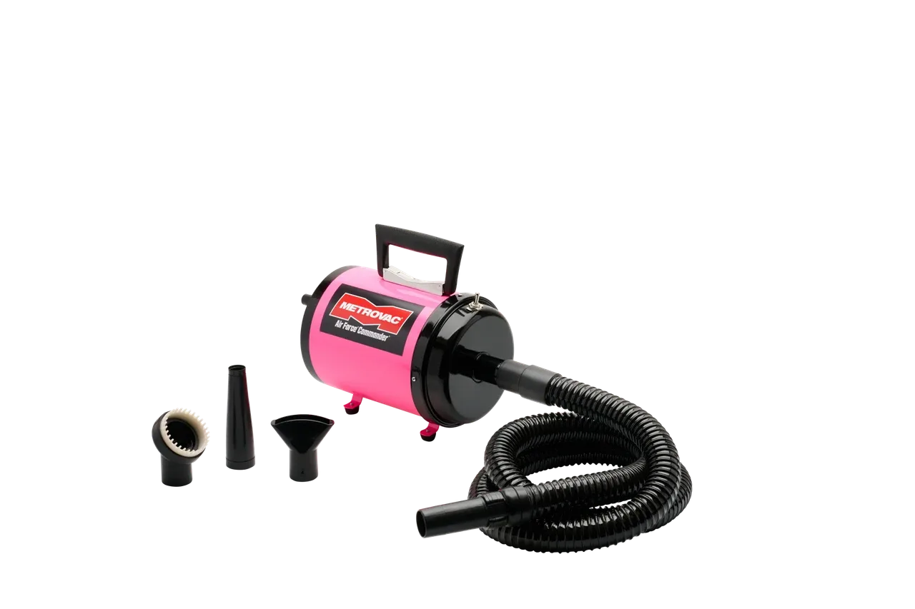 MetroVac Air Force Commander 2 Speed Dryer 1.17 HP, Pink