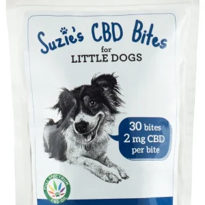 Suzie's CBD Treats CBD Bites for Small Dogs Original 2 mg Dog Biscuits - 30 ct Bag