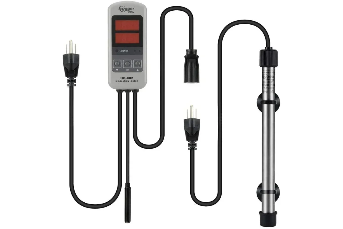 Hygger - Submersible Titanium Pinpoint Aquarium Heater