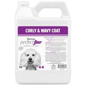 Tropiclean PerfectFur Curly & Wavy Coat Shampoo, 1 Gallon