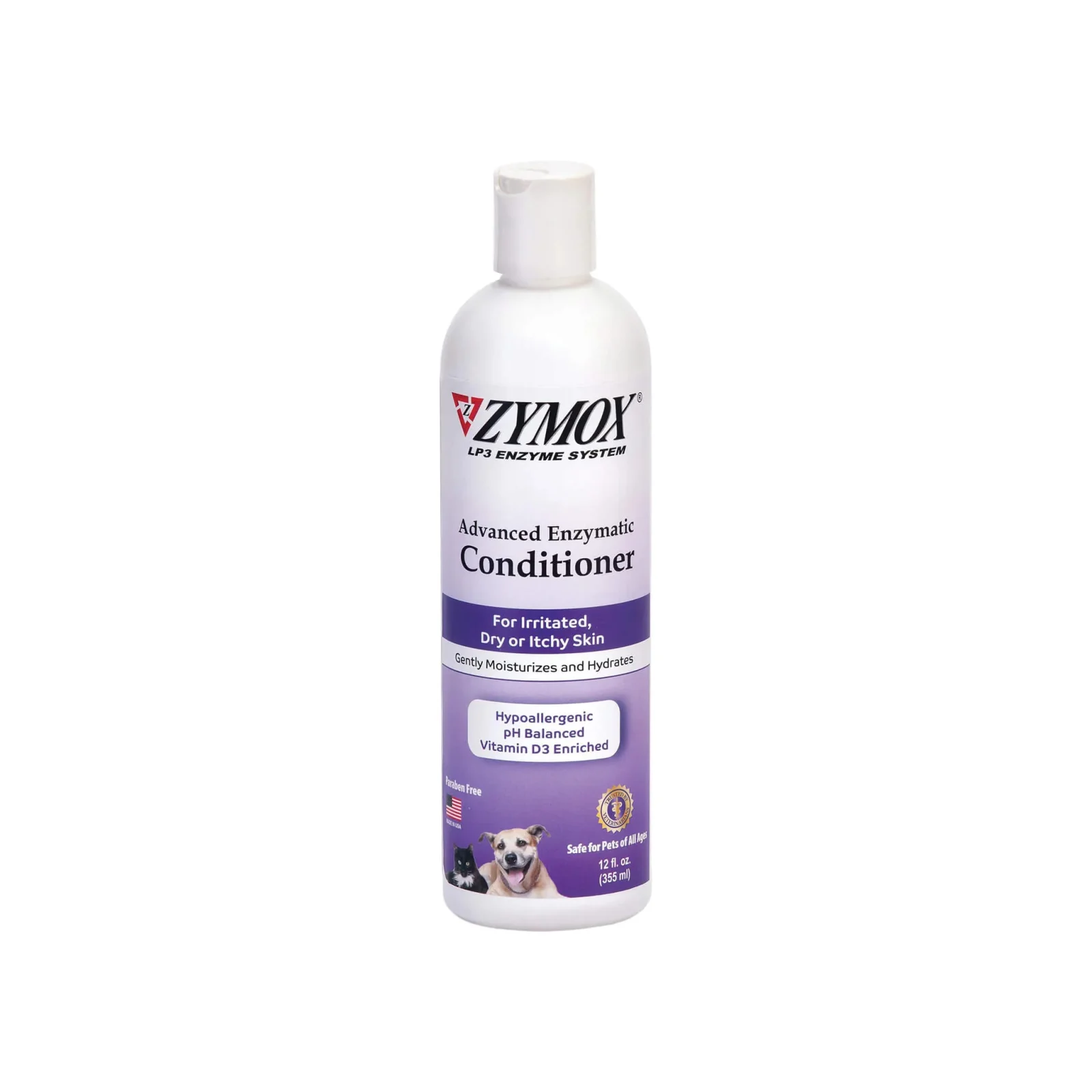 Zymox Advanced Enzymatic Dry or Itchy Skin Conditioner for Dogs & Cats