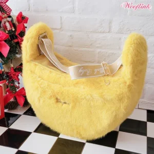 Wooflink Hug Me Bag 2 Fur in Yellow