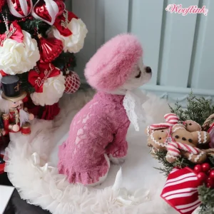 Wooflink My Romance Turtleneck in Pink