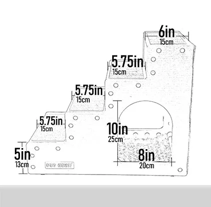 Pet Step IV With Pet Den- Essential Grey - Image 2