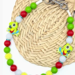 Parrot Pawty Beaded Collar