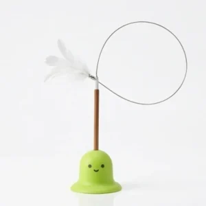 Skatrs Suction Cup Tease Stick with Feather Wand Toy for Cats