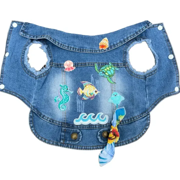 Under the Sea Denim Vest - Image 2
