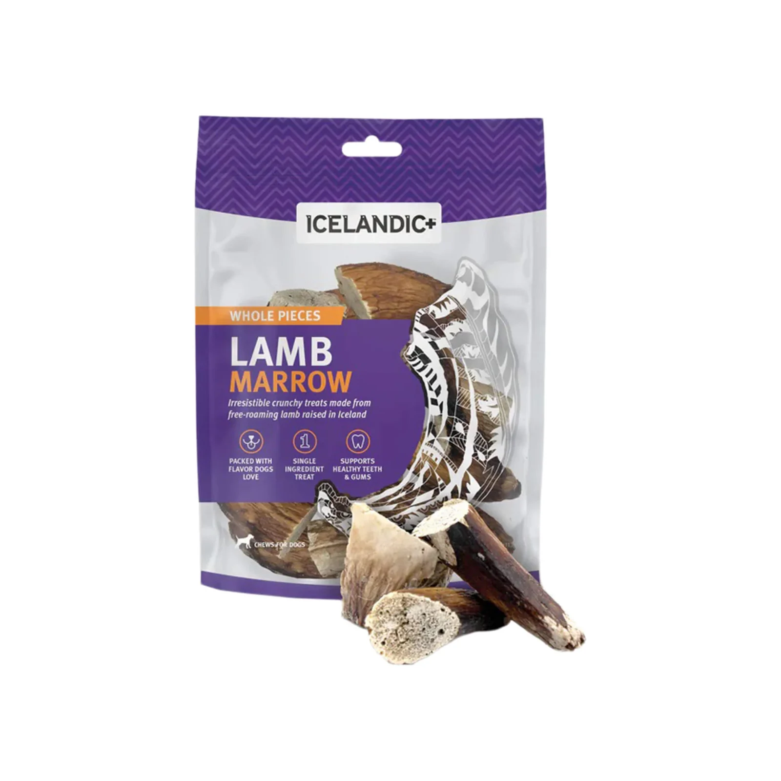 Icelandic+ Lamb Horn Marrow Dog Treats