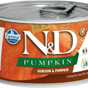 Farmina N&D Pumpkin Venison, Pumpkin & Apple Mini Canned Dog Food - 4.9 oz - Case of 6
