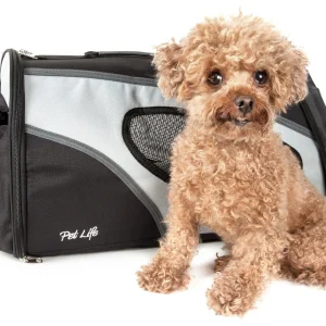 Pet Life ® 'Phenom-Air' Airline Approved Collapsible Fashion Designer Pet Dog Carrier