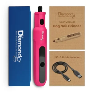 Diamondg Micro Nail Grinder, Pink