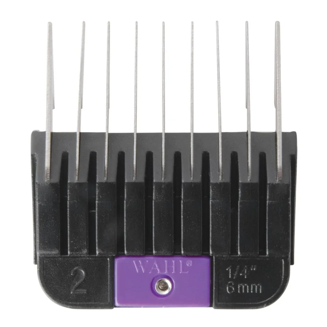 Wahl Stainless Steel Attachment Guide Comb #2, 1/4"