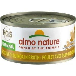 Almo Nature Chicken with Quinoa Canned Cat Food - 2.47 oz Cans - Case of 24