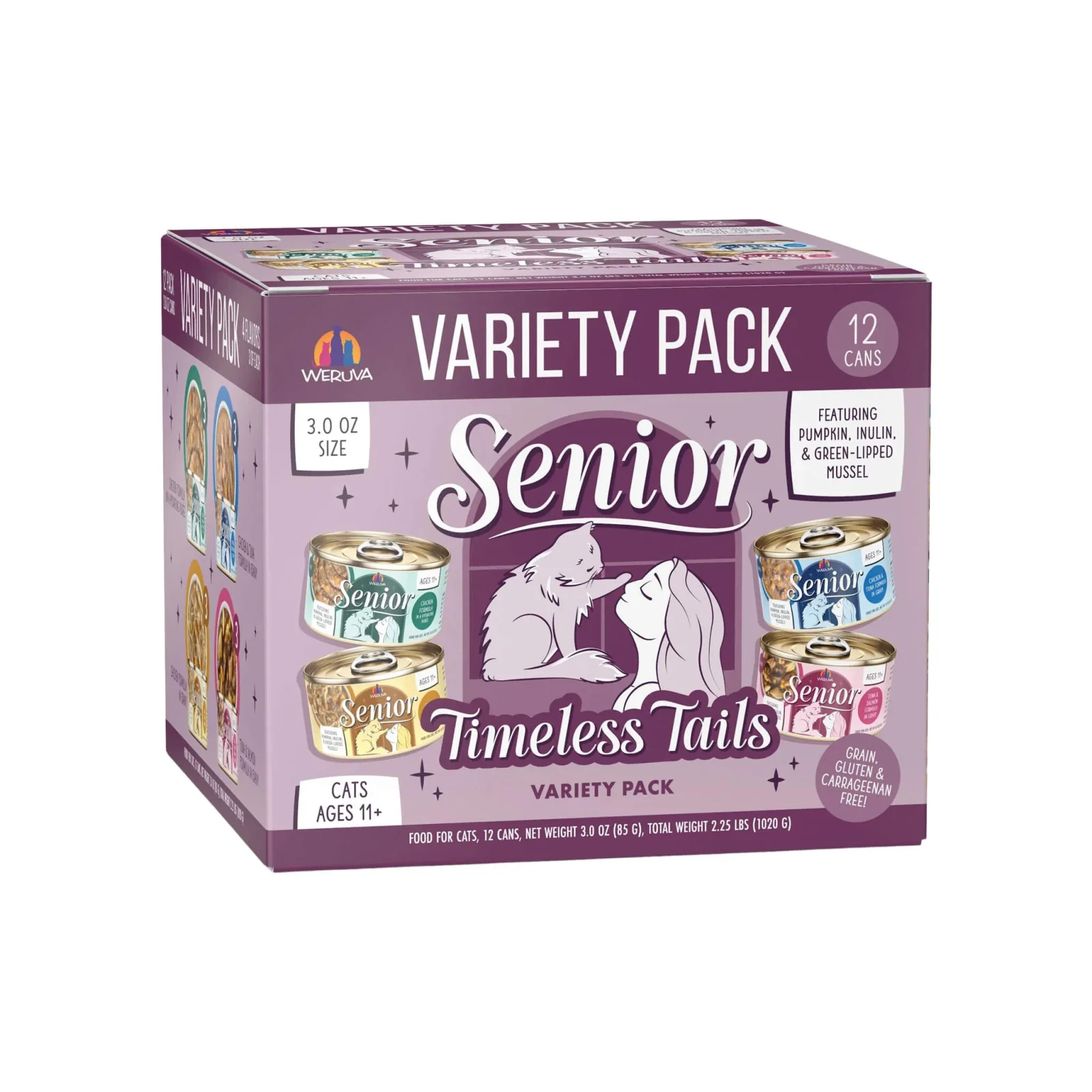 Weruva Senior Grain Free Wet Cat Food for Senior Cats 11+