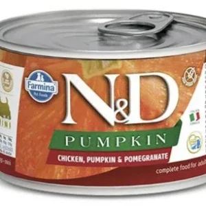 Farmina N&D Pumpkin Chicken, Pumpkin & Pomegranate Mini Canned Dog Food - 4.9 oz - Case of 6