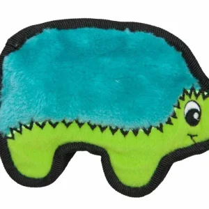 Outward Hound Invincibles Hedgehog Durable Plush Dog Toy Turquoise X-Small