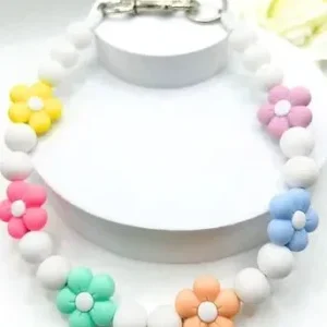 Full Blooms Beaded Pet Collar