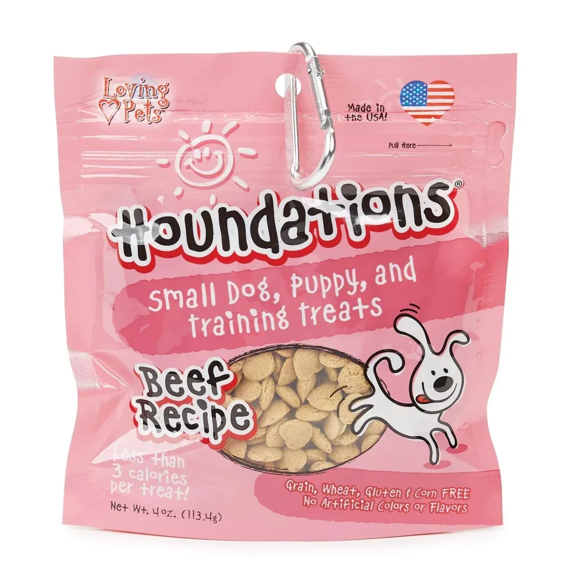 LP Houndations Train Dog Treats Beef 4 oz - Image 2