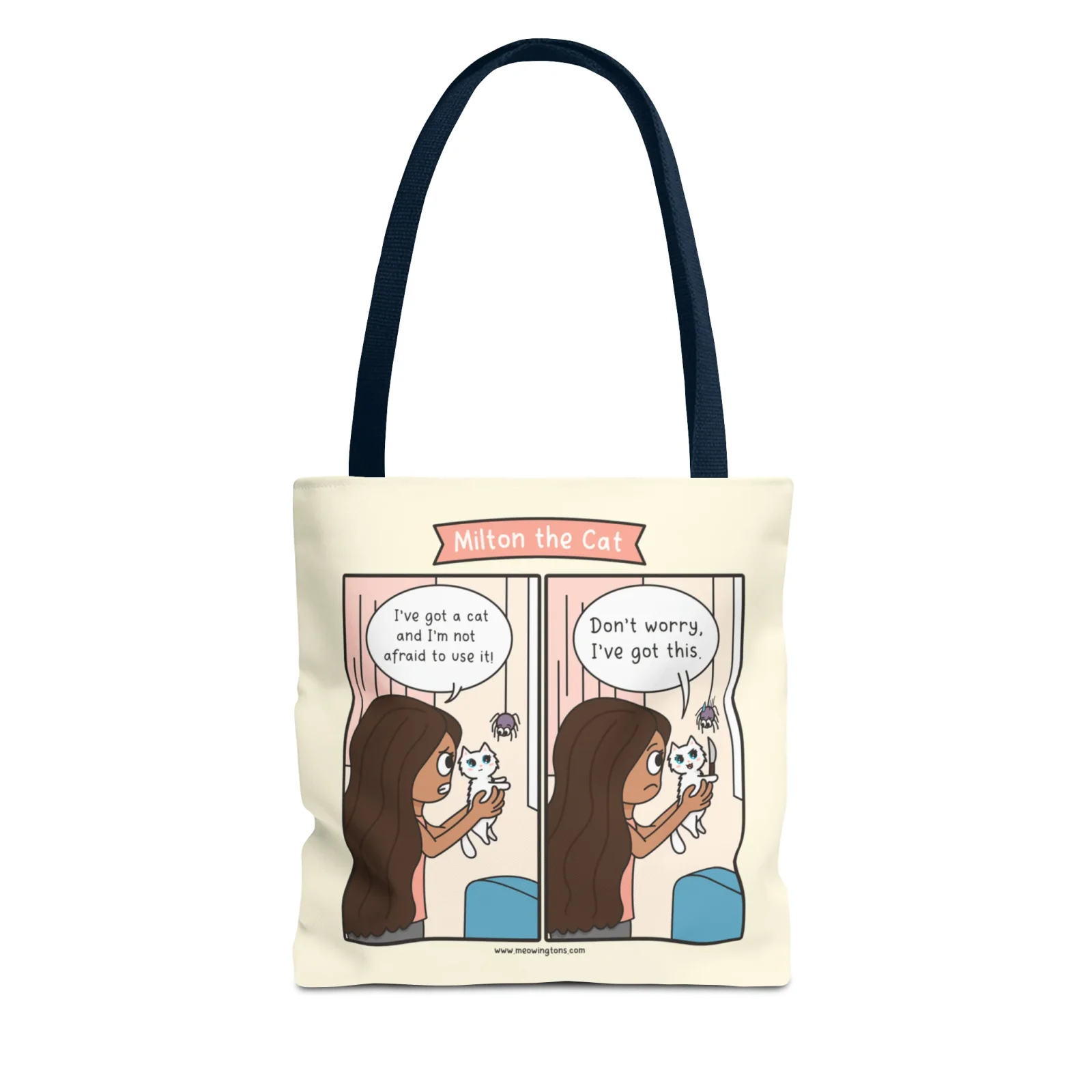 ExPURRminator Comic Tote Bag - Image 2