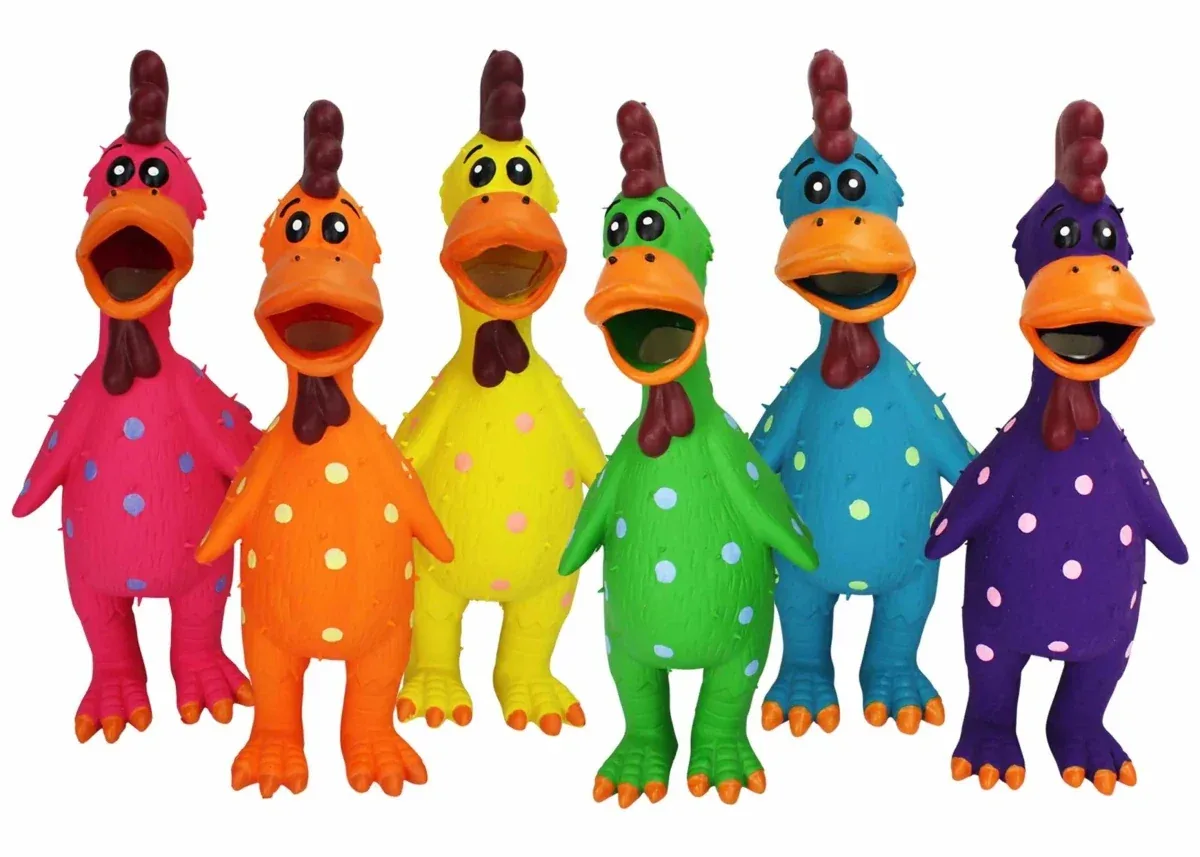 Multipet Globkens Latex Dog Chew Toy Assorted Large 11.5 in