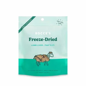 Bocce's Bakery Lamb Liver Freeze-Dried Dog Treats 3 oz