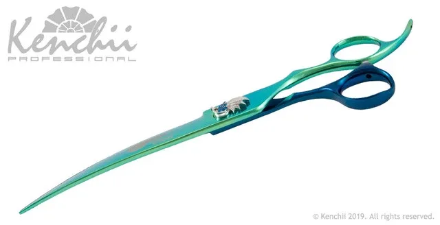 Kenchii Peacock Curved Shear, 8"