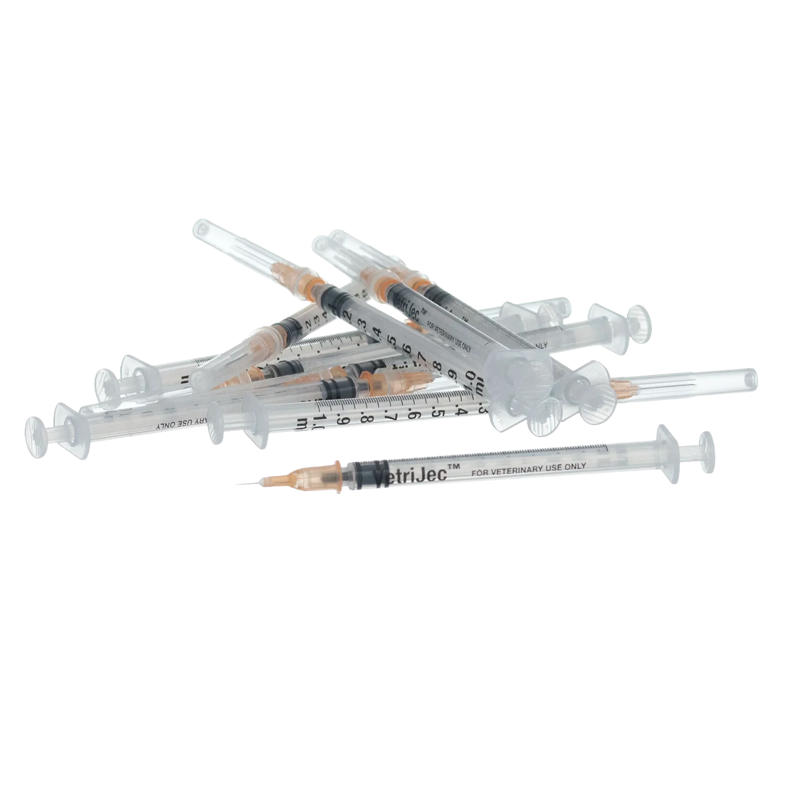 1cc VetriJec™ Syringes with 25 gauge Needles