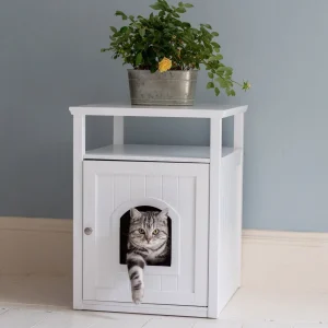 White Cat Washroom by Lords & Labradors