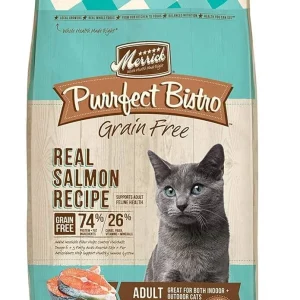 Merrick Purrfect Bistro Grain-Free Healthy Adult Salmon Recipe Dry Cat Food - 12 lb Bag