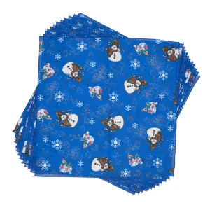 Snowmen Dog Bandana, 22 inch, 12 Pack