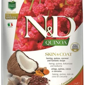 Farmina N&D Quinoa Skin & Coat Herring Dry Dog Food - 5.5 lb Bag