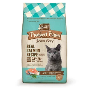 Merrick Purrfect Bistro Grain-Free Healthy Adult Salmon Recipe Dry Cat Food - 4 lb Bag