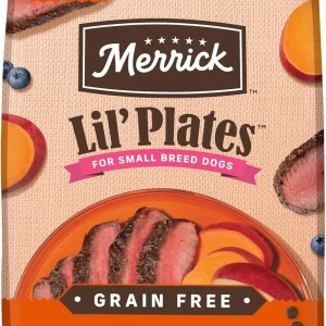 Merrick Lil' Plates Grain-Free Beef & Sweet Potato Puppy Small Breed Dry Dog Food - 12 lb Bag