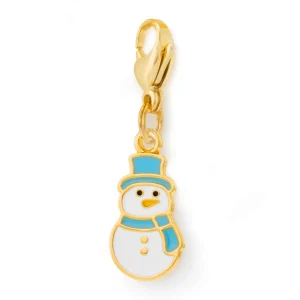 Snowman Collar Charm